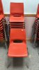 11 Plastic Stacking Chairs