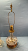 Three Glass Base Lamps - 2