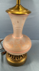 Enamelled and Frosted Glass Table Lamp - 3