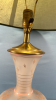 Enamelled and Frosted Glass Table Lamp - 4