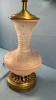 Enamelled and Frosted Glass Table Lamp - 6