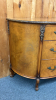 French Carved Bow Front Chest of Drawers - 4