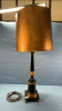 Wooden Lamp with Metal Feet