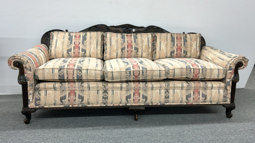 Caneback Three Cushion Sofa