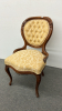 Carved Cabriole Leg Side Chair