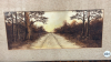 Watercolour Landscape of Country Road - 2