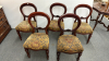 5 Matching Balloon Back Parlour Chairs - 2