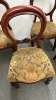 5 Matching Balloon Back Parlour Chairs - 3