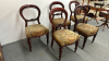 5 Matching Balloon Back Parlour Chairs - 5