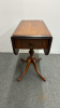 Drop Leaf Lamp Table With Drawer - 2