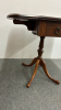 Drop Leaf Lamp Table With Drawer - 5