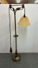 Brass Plated Adjustable Floor Lamp