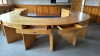 7 Piece Rounded Council Desk - 7