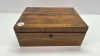 Velvet Lined Wooden Box -with Condition Issues - 4