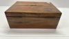 Velvet Lined Wooden Box -with Condition Issues - 7