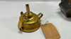 2 Small Coal Oil Coach Lights & Alcohol Wax Melter - 7