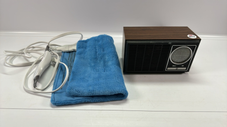 GE Radio and Life Brand Electric Heating Pad