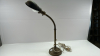 Old Brass and Metal Desk Lamp - 5