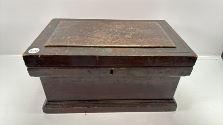 Wooden Dovetailed Sewing Box -No Tray