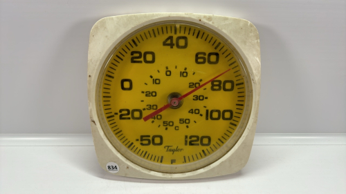 Plastic Thermometer -12in x 12in