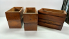 6 Wooden Boxes