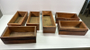 6 Wooden Boxes - 3