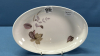 Oval Johnson Bros. Plate with 2 English Pie Birds - 11