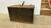 Old Square Nail Box with Hand Forged Latch - 3