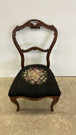 Needlepoint Seated Dining Chair