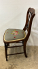 Spindle Back Dining Chair with Needlepoint Seat - 2