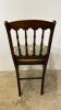 Spindle Back Dining Chair with Needlepoint Seat - 3