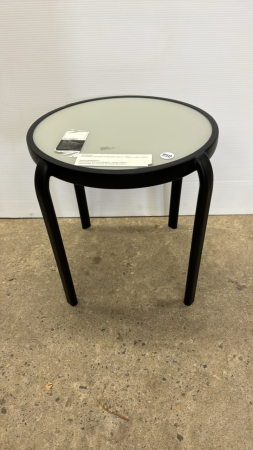 Home Styles Side Table with Glass Top