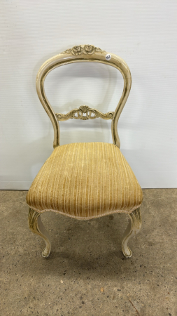 Painted Balloon Back Parlour Chair