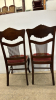 2 Needlepoint Seated Spindle Back Chairs - 5