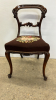 Victorian Needlepoint Seat Balloon Back Chair - 2