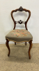 Victorian Needlepoint Seat Balloon Back Chair - 3