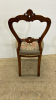 Victorian Needlepoint Seat Balloon Back Chair - 4