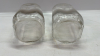 2 Wilson's Embossed Square Quart Bottles - 4