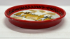 Enamelled Beer Tray with Drink Recipes -13in Wide - 4