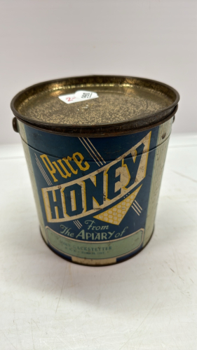 8lb. Honey Tin from John Gackstetter, Zurich