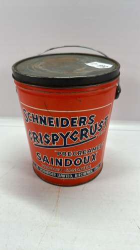 Schneider's 5lb Lard Tin