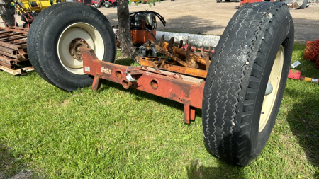 Heavy Wagon Axle on 11R22.5 Tires