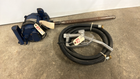 120V Fuel Pump with Hose & Nozzle