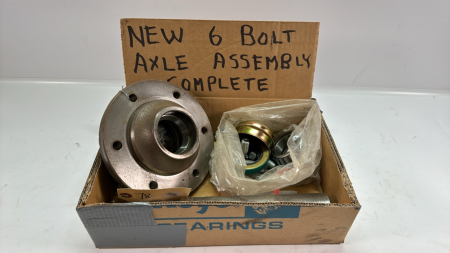 New 6 Bolt Axle Assembly -Complete