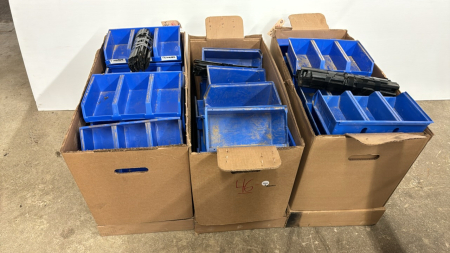 Large Quantity Of Parts Bins