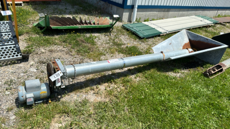 9ft 6in Auger with 1.5 HP Baldor Motor