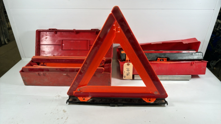 2 Roadside Safety Triangle Sets