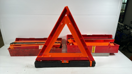 2 Roadside Safety Triangle Sets