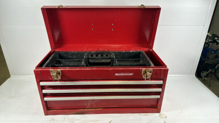 Mastercraft 3 Drawer Metal Tool Box