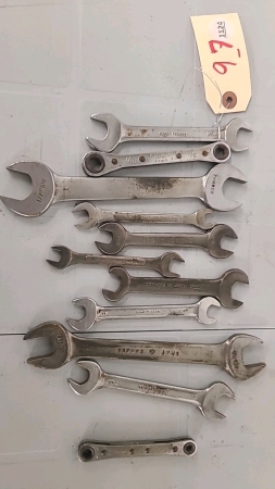 Quantity of Open Ended SAE Wrenches